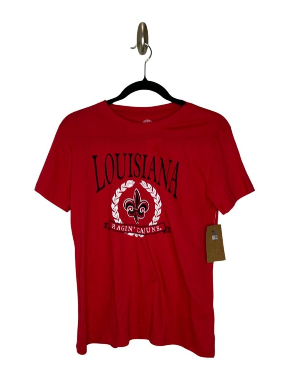 NWT Women's Small (4/6) Louisiana Ragin' Cajuns Short Sleeve Tee MSRP $22.99